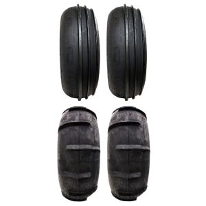 Full set of GMZ Sand Stripper (6ply) 28x12-14 and 28x15-14 ATV Tires (4)