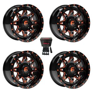 Fuel Lethal UTV Wheels Orange/Black 14