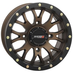 System 3 ST-3 14x7 ATV/UTV Wheel - Bronze (4/156) 5+2 [14S3-1256]