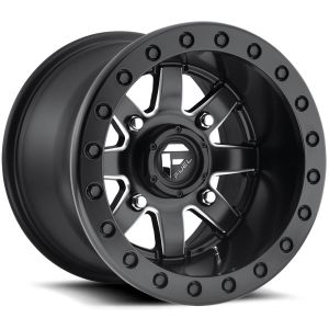 Fuel Maverick Beadlock 15x7 ATV/UTV Wheel - Matte Black/Milled (4/156) 4+3