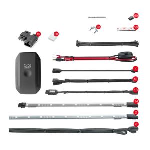 XK Glow Advanced XKchrome App Control RGB LED Accent Light UTV Kit