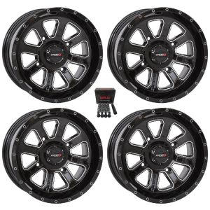 System 3 ST-4 Black UTV Wheels 14