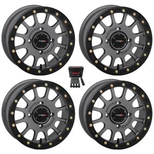 System 3 SB-5 Beadlock Gunmetal Wheels 14