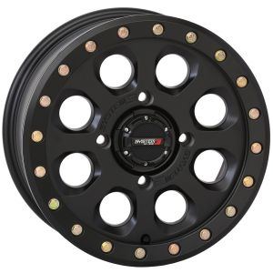 System 3 SB-7 Beadlock 15x7 ATV/UTV Wheel - Matte Black (4/156) 6+1 [15S3-7557]