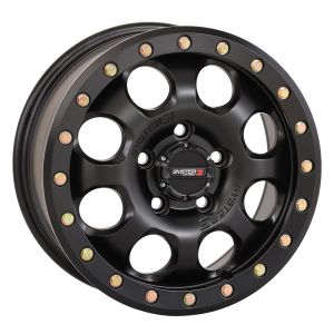 System 3 SB-7 Beadlock 15x7 UTV Wheel - Matte Black (5x4.5) 6+1 [15S3-7545]