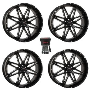 System 3 ST-7 20x9 Wheels Milled CFMoto UForce U10 Pro / U10 XL Pro / ZForce Z10 / Z10-4