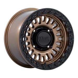 KMC KS242 Aztec Beadlock 15x8 ATV/UTV Wheel-Bronze (4/156) +0mm[KS242ZB15804400]