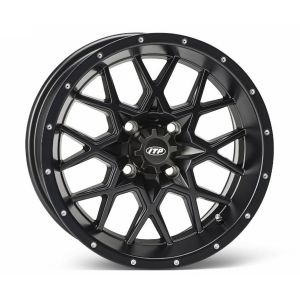 ITP Hurricane Matte Black ATV Wheel Rear 14x7 4/110 (2+5) [14RB111]