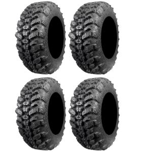 Full set of Interco Sniper 920 Radial 27x9-12 and 27x11-12 ATV Tires (4)