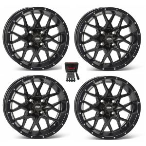 ITP Hurricane ATV Wheels/Rims Matte Black 15