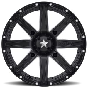 MSA M33 Clutch ATV Wheel - Satin Black [12x7] +10mm 4/137 [M33-02737]